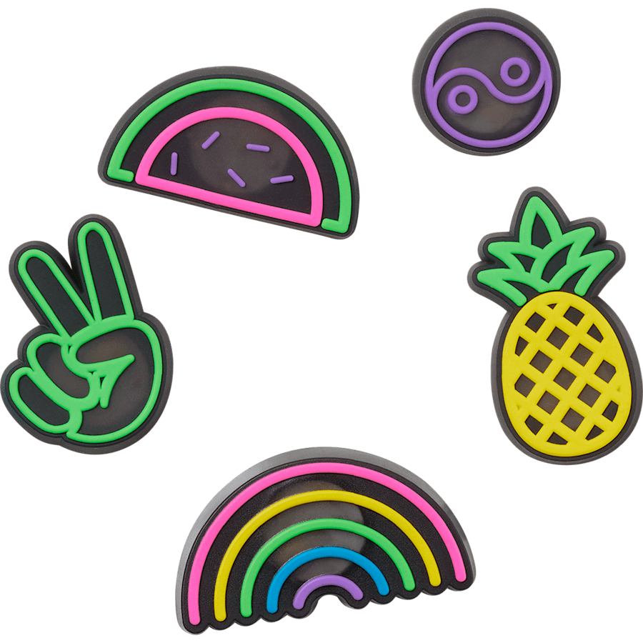 Crocs Lights Up Fun 5 Pack Jibbitz Shoe Charm