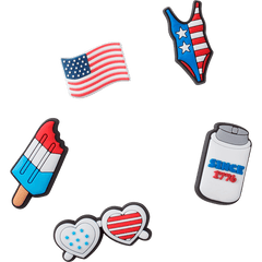 Crocs USA 5 Pack Jibbitz Shoe Charm