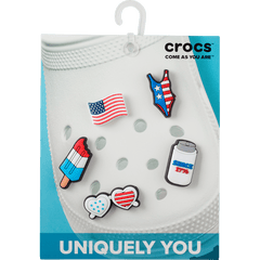 Crocs USA 5 Pack Jibbitz Shoe Charm
