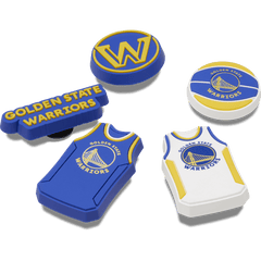 Crocs NBA Golden State Warriors 5 Pack Jibbitz™ charms