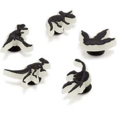 Crocs Glow In The Dark Dino 5 Pack Jibbitz Shoe Charm