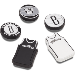 Crocs NBA Brooklyn Nets 5 Pack Jibbitz™ charms
