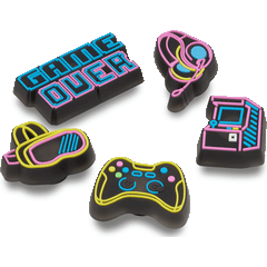 Crocs Lights Up Neon Gamer 5 Pack Jibbitz™ charms