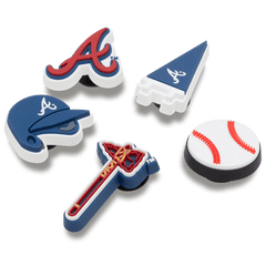 Crocs MLB Atlanta Braves 5 Pack Jibbitz™ charms