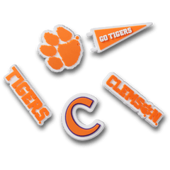 Crocs Clemson Univ 5 Pack Jibbitz™ charms