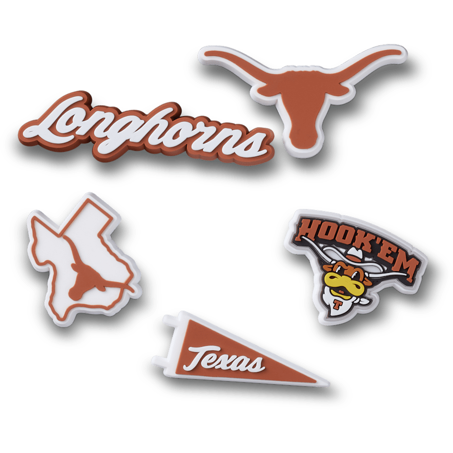 Crocs University of Texas 5 Pack Jibbitz™ charms