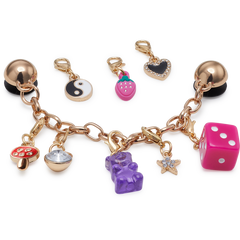 Crocs Custom Charm Chain 5 Pack Jibbitz™ charms