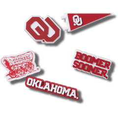 Crocs Univ of Oklahoma 5 Pack Jibbitz™ charms