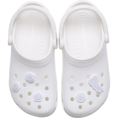 Crocs White Elegant Floral 5 Pack Jibbitz™ charms