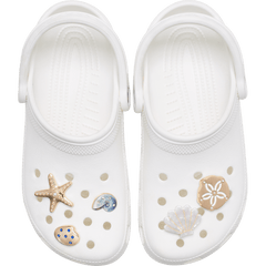 Crocs Gold Seashell 5 Pack Jibbitz™ charms