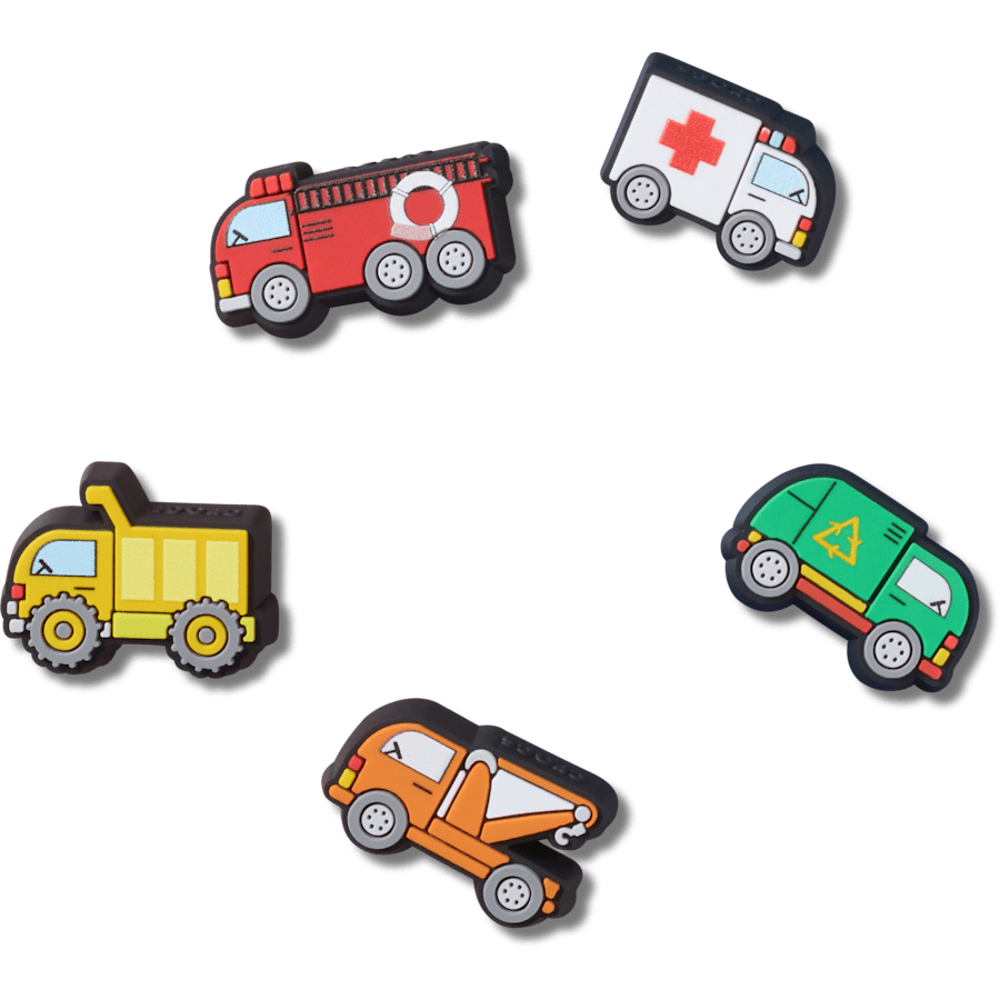 Crocs Tiny Work Trucks 5 Pack Jibbitz™ charms