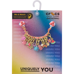 Crocs Pink Adjustable Charm Chain Jibbitz™ charms