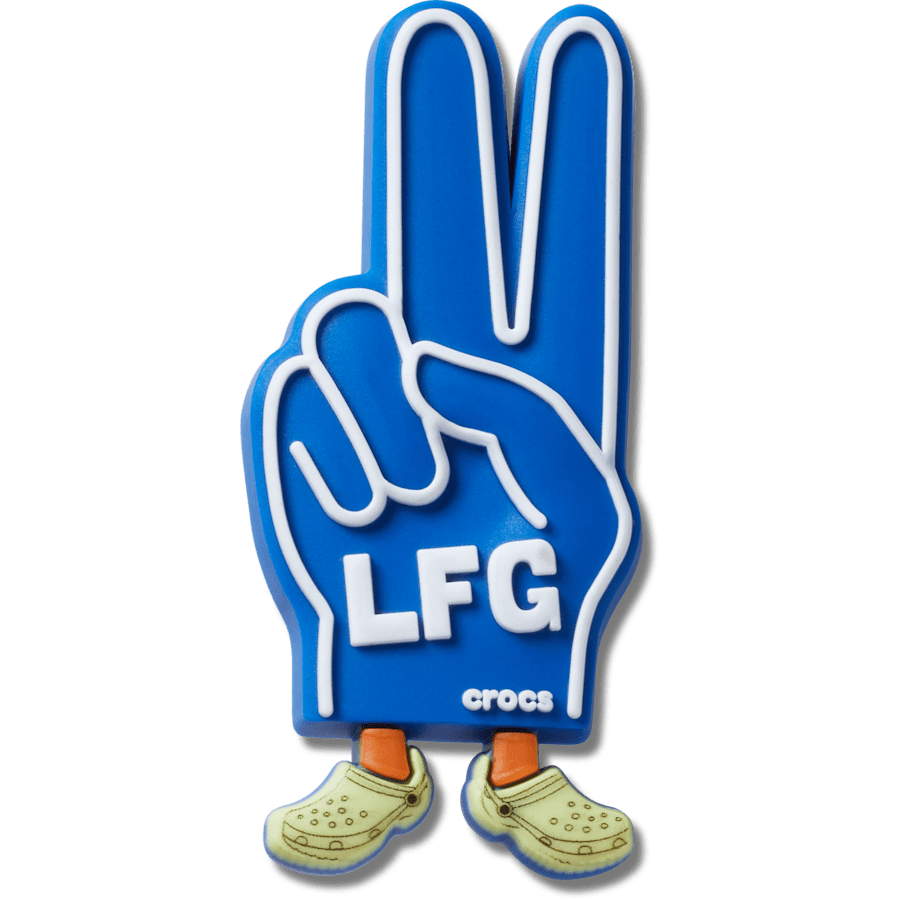 Crocs LFG Foam Peace Sign Jibbitz™ charms