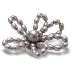 Crocs Grey Pearl Beaded Daisy Jibbitz™ charms