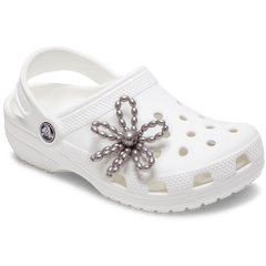 Crocs Grey Pearl Beaded Daisy Jibbitz™ charms