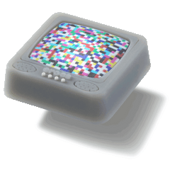 Crocs Lights Up Pixelated TV Jibbitz™ charms