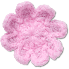 Crocs Crochet Light Pink Flower Jibbitz™ charms