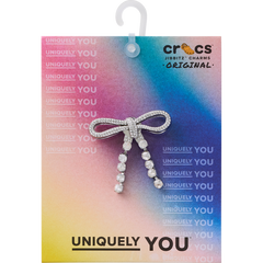 Crocs Silver Gem Bow Jibbitz™ charms