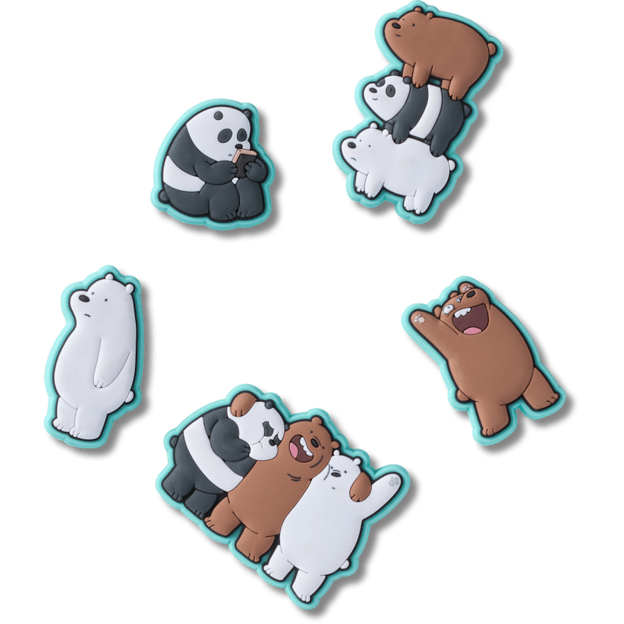 Crocs We Bare Bears 5 Pack Jibbitz™ charms