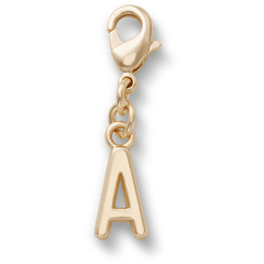 Crocs Gold Letter A Charm Jibbitz™ charms