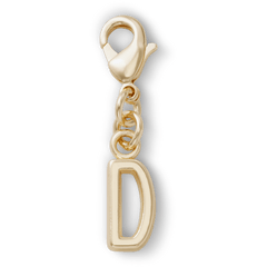 Crocs Gold Letter D Charm Jibbitz™ charms