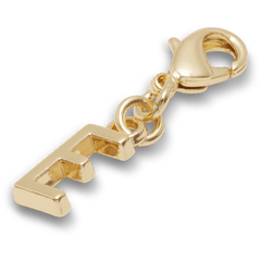 Crocs Gold Letter E Charm Jibbitz™ charms
