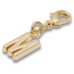 Crocs Gold Letter M Charm Jibbitz™ charms