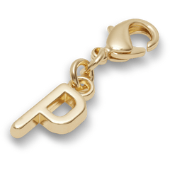Crocs Gold Letter P Charm Jibbitz™ charms