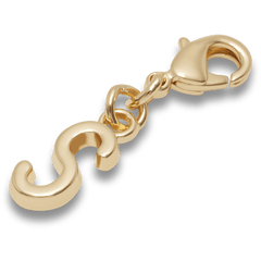 Crocs Gold Letter S Charm Jibbitz™ charms