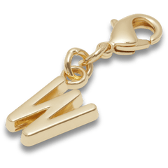 Crocs Gold Letter W Charm Jibbitz™ charms