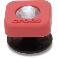 Crocs Red Square PVC SMT Gem Jibbitz™ charms