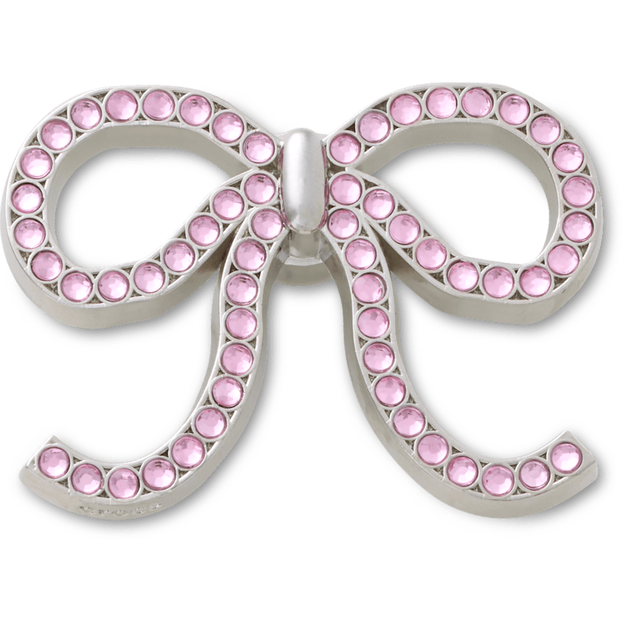 Crocs Pink Glittery Bow Jibbitz™ charms