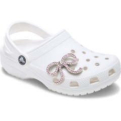 Crocs Pink Glittery Bow Jibbitz™ charms