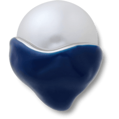 Crocs Blue Dipped Enamel SMT Pearl Jibbitz™ charms