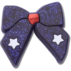 Crocs Glittery Blue Bow Jibbitz™ charms