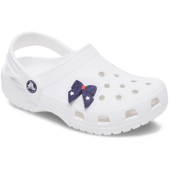 Crocs Glittery Blue Bow Jibbitz™ charms