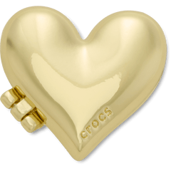 Crocs Gold Bubble Locket Heart Jibbitz™ charms