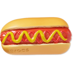 Crocs Hot Dog Dipped in Mustard Jibbitz™ charms