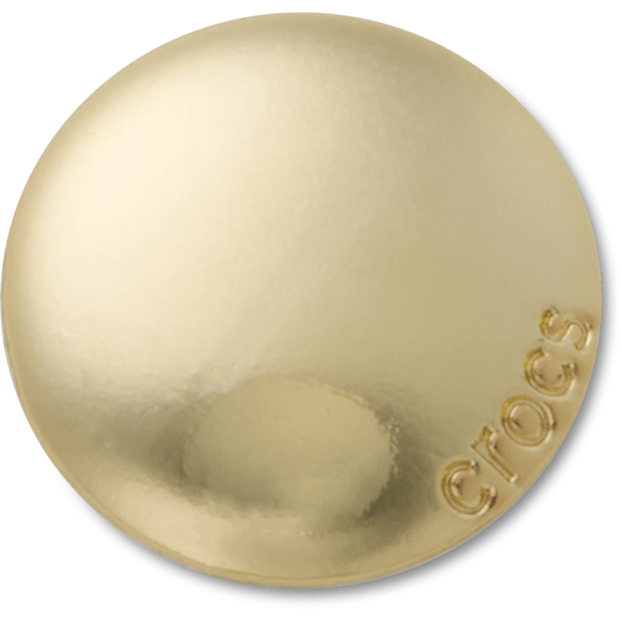 Crocs Large Gold Circle Stud Jibbitz™ charms