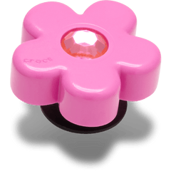Crocs Bright Pink Flower With Gem Jibbitz™ charms