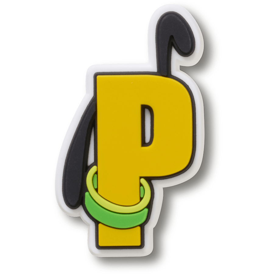 Crocs Disney Character Letter P Jibbitz™ charms