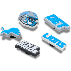 Crocs NFL Detroit Lions 5 Pack Jibbitz Shoe Charm
