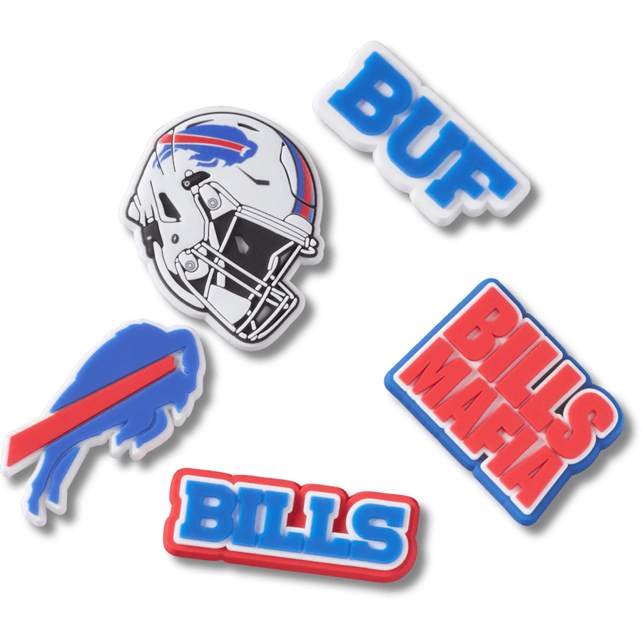 Crocs NFL Buffalo Bills 5 Pack Jibbitz Shoe Charm