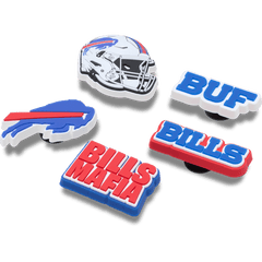 Crocs NFL Buffalo Bills 5 Pack Jibbitz Shoe Charm