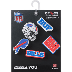 Crocs NFL Buffalo Bills 5 Pack Jibbitz Shoe Charm