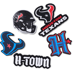 Crocs NFL Houston Texans 5 Pack Jibbitz Shoe Charm