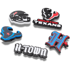 Crocs NFL Houston Texans 5 Pack Jibbitz Shoe Charm