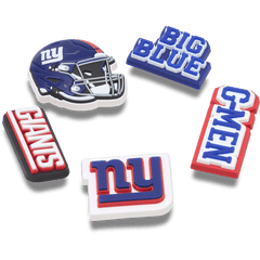 Crocs NFL New York Giants 5 Pack Jibbitz Shoe Charm