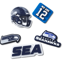 Crocs NFL Seattle Seahawks 5 Pack Jibbitz Shoe Charm