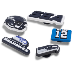 Crocs NFL Seattle Seahawks 5 Pack Jibbitz Shoe Charm